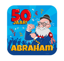 Abraham Cartoon - Deurbord