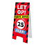 Paperdreams Warning Sign - 25 jaar – verkeersbord