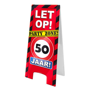 Warning Sign - 50 jaar – verkeersbord