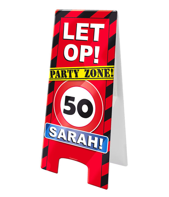 Warning Sign - Sarah – verkeersbord
