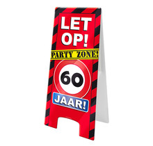 Warning Sign - 60 jaar – verkeersbord