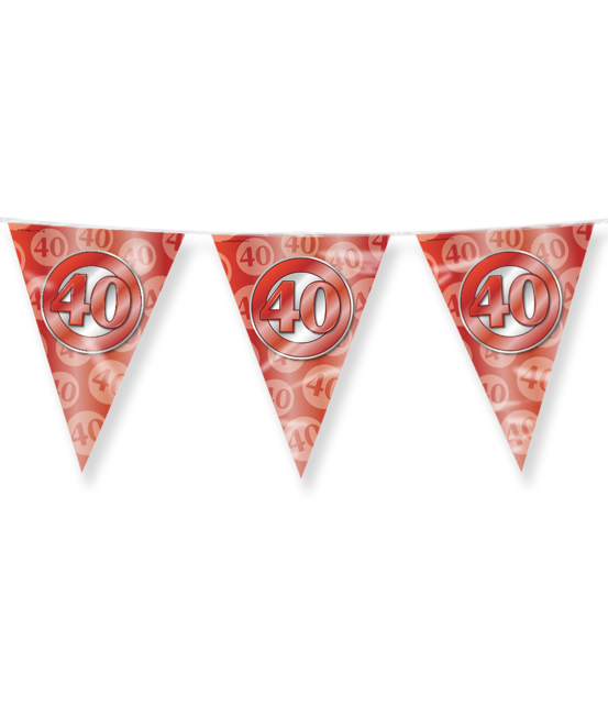 40 jaar Getrouwd - Vlaggenlijn - 10 meter