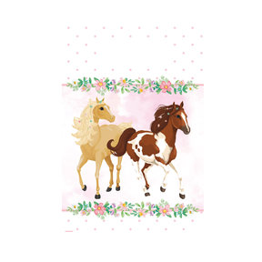 Beautiful Horses papieren uitdeelzakjes 8 stuks