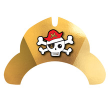 8 Feesthoedjes Pirates Map Piraten feestje