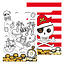 Amscan 8 papieren uitdeelzakjes Pirates Map Piraten Feestje