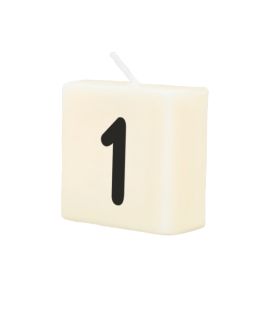 Cijfer Kaarsje - 1
