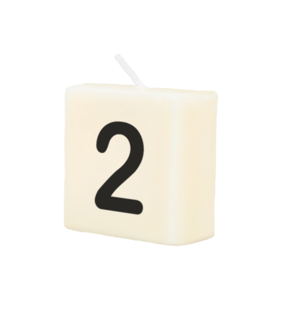 Cijfer Kaarsje - 2