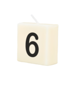 Cijfer Kaarsje - 6