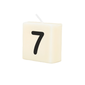 Cijfer Kaarsje - 7
