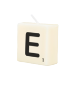 Letter Kaarsje - E