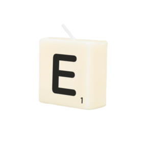 Letter Kaarsje - E