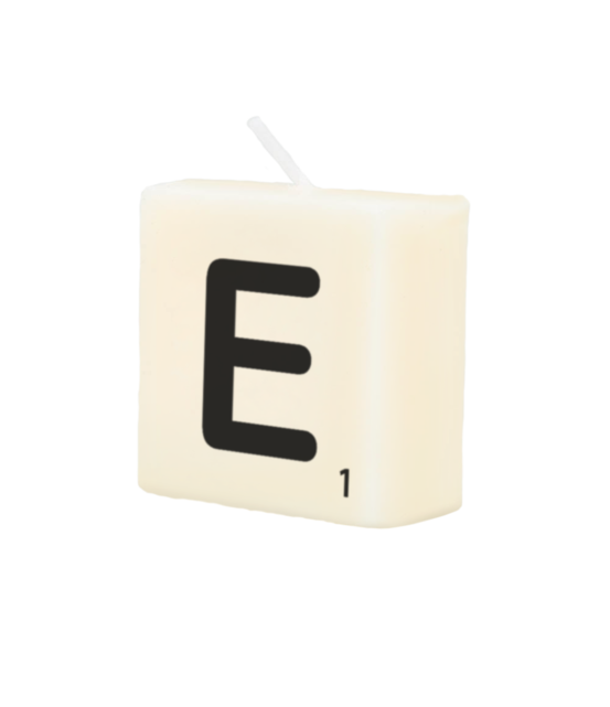Letter Kaarsje - E