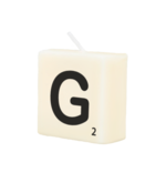 Letter Kaarsje - G