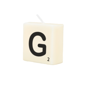 Letter Kaarsje - G