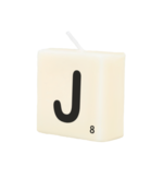 Letter Kaarsje - J