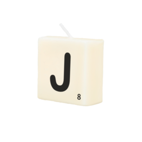Letter Kaarsje - J