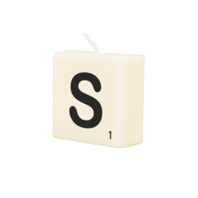 Letter Kaarsje - S
