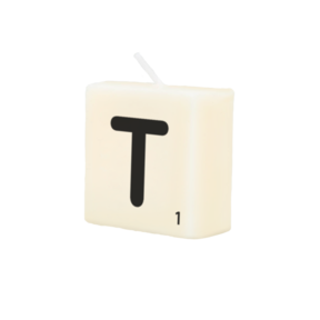 Letter Kaarsje - T