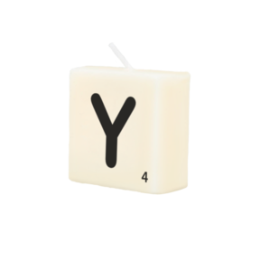Letter Kaarsje - Y