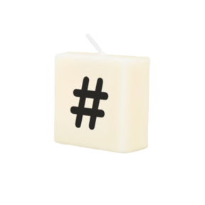 Letter Kaarsje - #