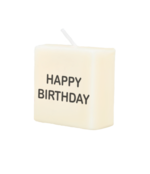 Letter Kaarsje - Happy birthday