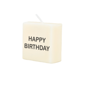 Letter Kaarsje - Happy birthday