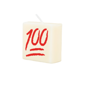 Letter Kaarsje - 100