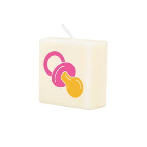 Letter Kaarsje - Baby girl