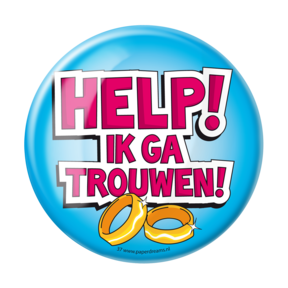 Button XL - Help ik ga trouwen