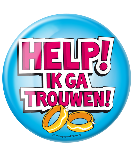 Button XL - Help ik ga trouwen