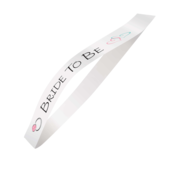 Sjerp Bride to Be wit 120x8cm