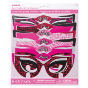 Vrijgezellenfeest Maskers 6 stuks
