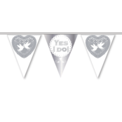 Vlaggenlijn "Yes I Do" 6 meter