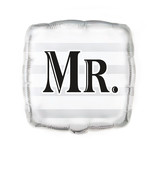 Folieballon Bruiloft "Mr" 46cm