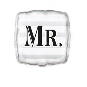 Folieballon Bruiloft "Mr" 46cm