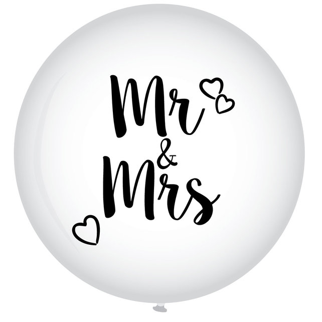 XL ballon MR & MRS 90cm XL ballon MR & MRS 90cm