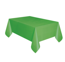 Tafelkleed lime groen plastic 137 x 274 cm