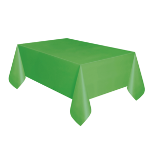 Tafelkleed lime groen plastic 137 x 274 cm