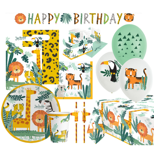 Get Wild Feestpakket 64 delig