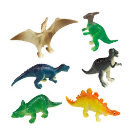 Speelfiguren dinosaurus 8 stuks