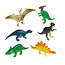 Amscan Speelfiguren dinosaurus 8 stuks