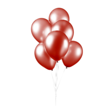 Metallic rode ballonnen 25 stuks 30cm