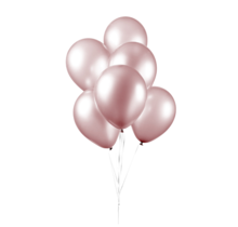 Parel baby roze ballonnen 25 stuks 30cm