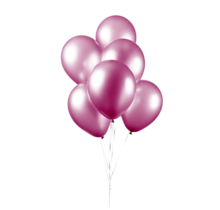 Parel roze ballonnen 25 stuks 30cm