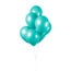 We Fiesta Turquoise ballonnen 25 stuks 30cm