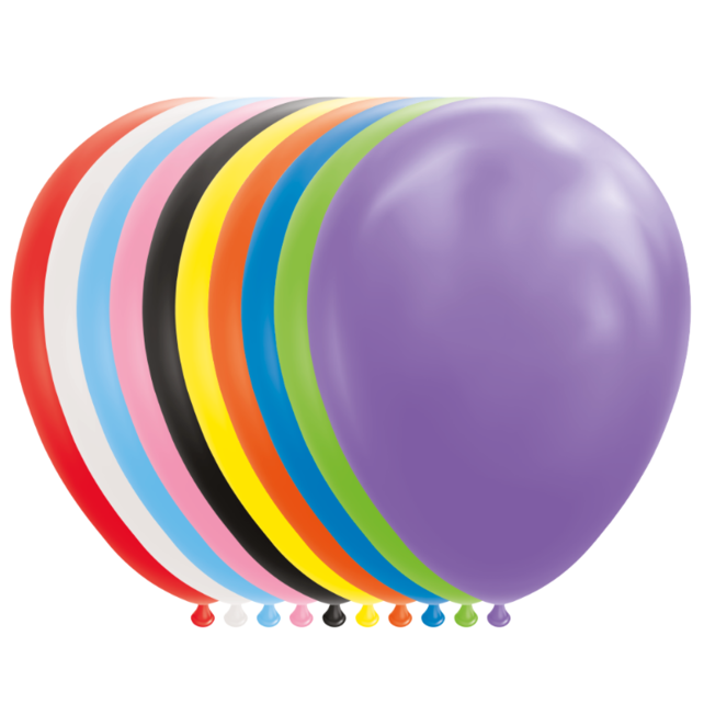 Gemixte kleuren ballonnen 30cm 50 stuks