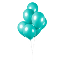 Turquoise ballonnen 50 stuks 30cm