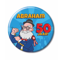 Abraham Cartoon - Button klein