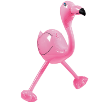 Opblaasbare flamingo plastic 51 cm