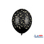 Party Deco Halloween Ballonnen Vleermuis Zwart 30cm 6st